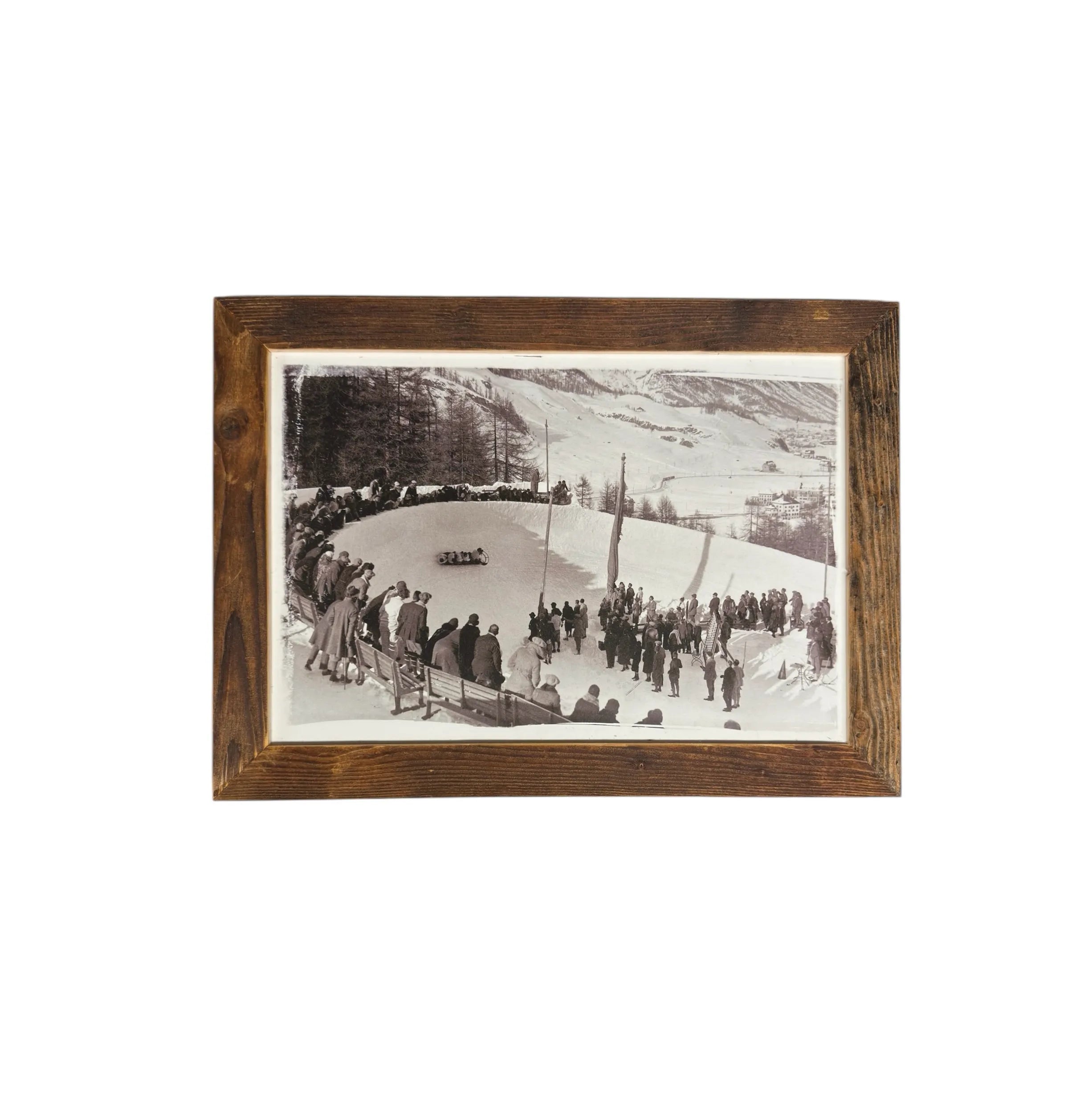 Altholz Bilderrahmen - Bobsport